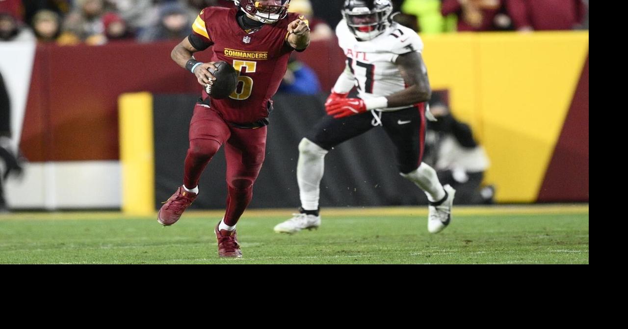 Jayden Daniels carries the Commanders into the playoffs by running as much as throwing
