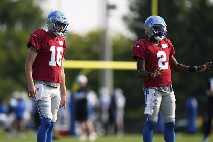 Lions' Hendon Hooker, Kyle Allen looking for better results in backup QB competition