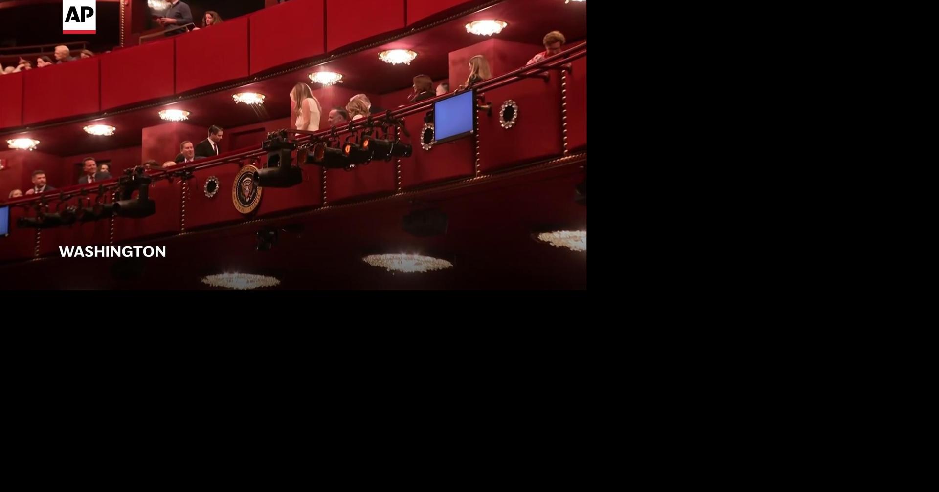 Trump mostly cheered while attending opening night of 'Chicago' at the Kennedy Center