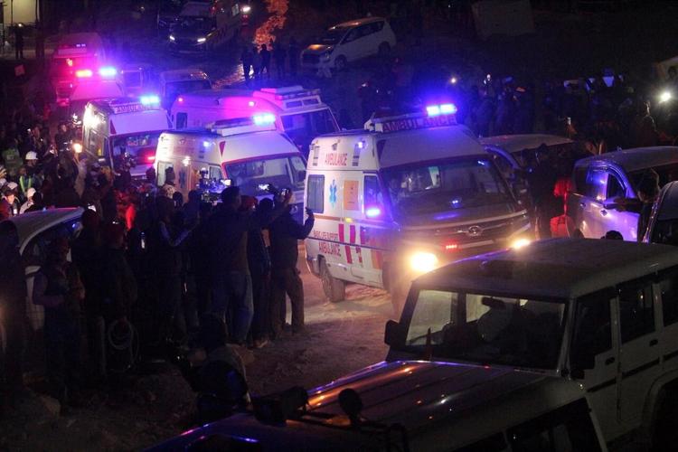 41 rescued workers emerge dazed and smiling after 17 days trapped in ...