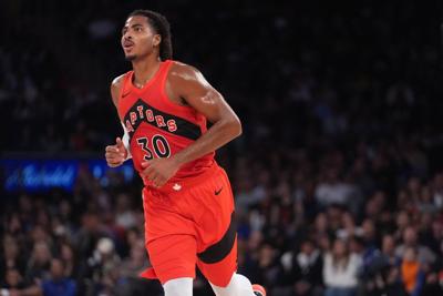 Sophomore forward Collin Murray-Boyles evolving for larger role on Toronto Raptors