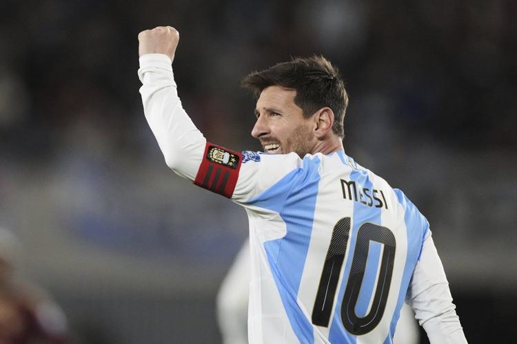 Lionel Messi scores twice in an emotional home farewell for Argentina