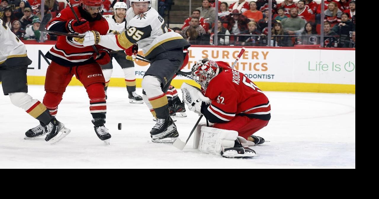 Seth Jarvis scores twice as Carolina Hurricanes push past Vegas Golden Knights 3-2