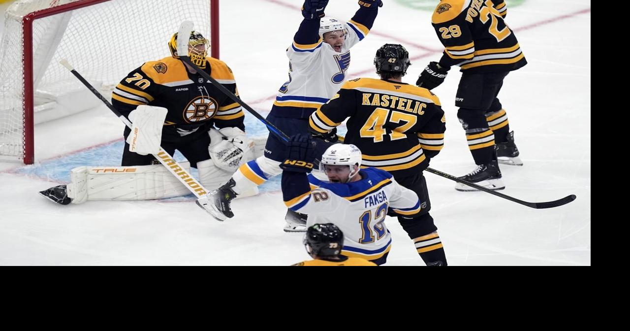Brayden Schenn scores OT winner to lift the Blues over the Bruins