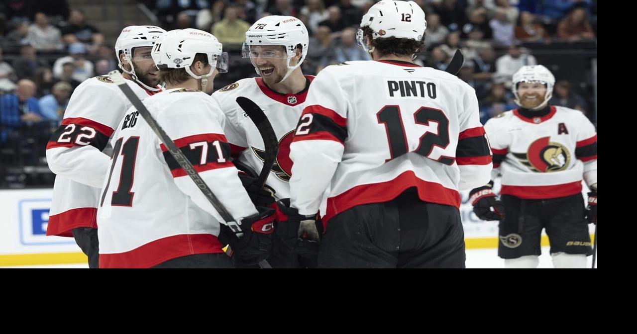 Ottawa routs Utah 4-0 for 1st road win of the season