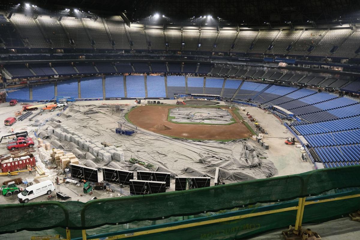 Blue Jays unveil completed outfield district of Rogers Centre