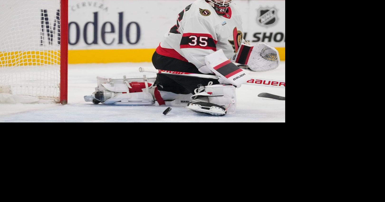Senators goalie Linus Ullmark takes personal leave of absence