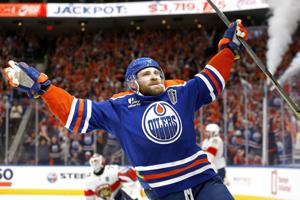 Oilers vs. Panthers: Leon Draisaitl scores overtime winner for Edmonton in roller coaster Stanley Cup opener