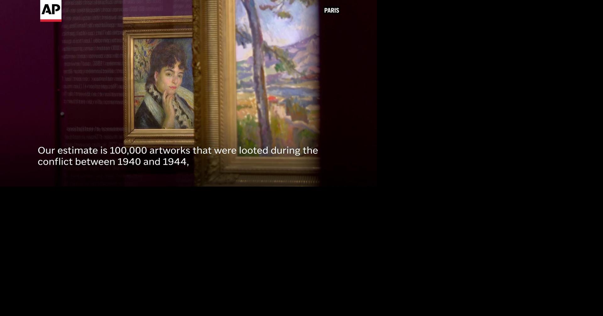 France reckons with Nazi-looted art in a new Paris museum gallery