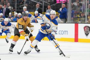 Luukkonen records first shutout of season as Sabres beat Vegas 2-0