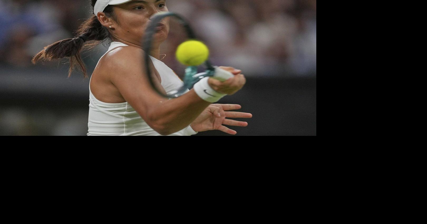 Raducanu frustrated by racket tension problem in Wimbledon loss to ...