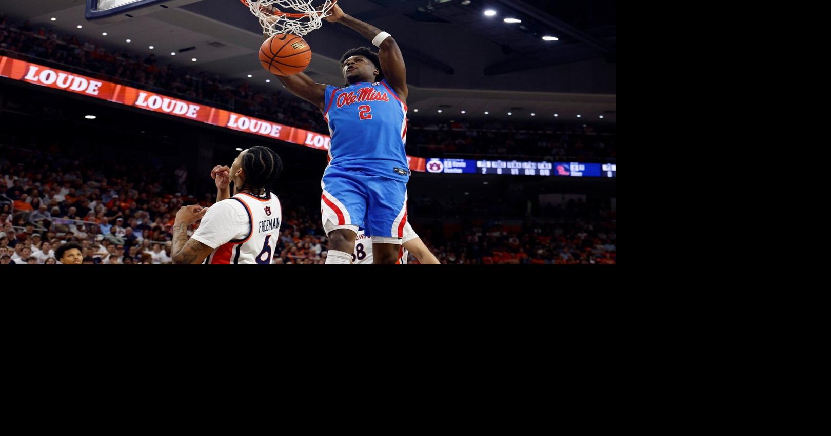 Pinkins and Storr score 26 apiece, Ole Miss beats Auburn 85-79 to snap a 10-game skid