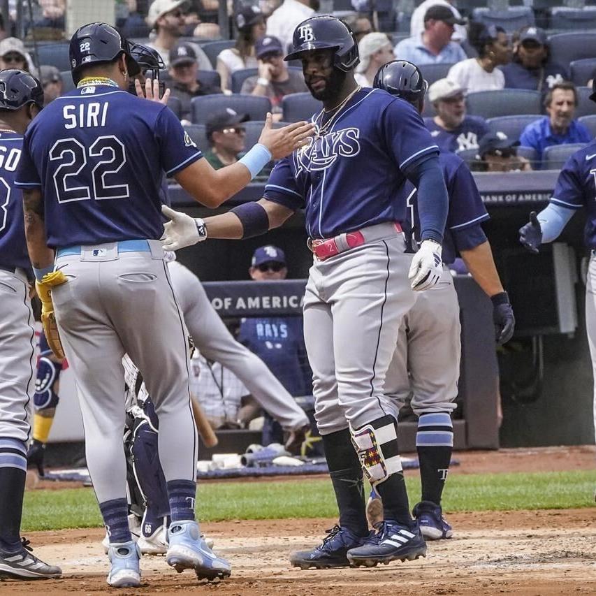 Judge homers twice, Yankees overcome 6-run deficit, beat Rays 9-8 - The San  Diego Union-Tribune