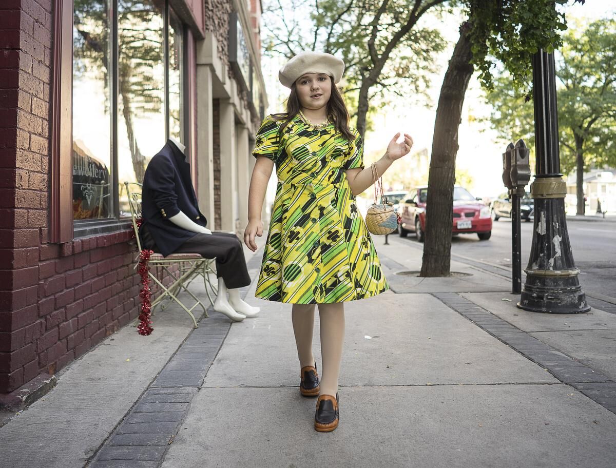 7-year-old vintage princess the youngest vendor at Toronto Vintage