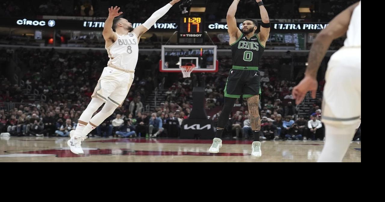 Tatum scores a season-high 43 to go with 16 rebounds, 10 assist in Celtics 123-98 win over Bulls