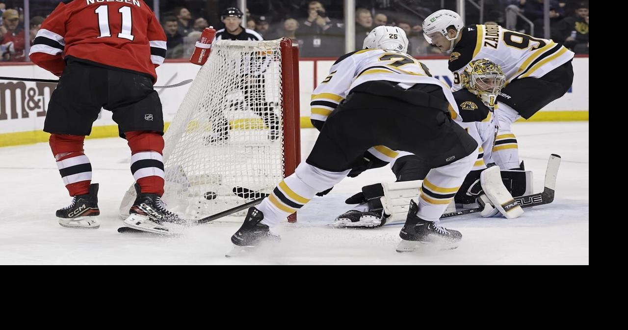 Mercer scores 2 as Devils beat Bruins 5-1 to snap four-game skid
