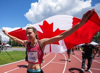 Leduc, Asemota claim 100-metre Canadian championship track titles