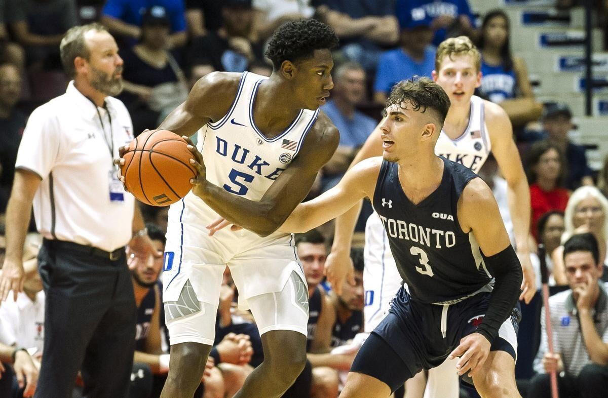 RJ Barrett Is Canadian For Winner - Duke Basketball Report