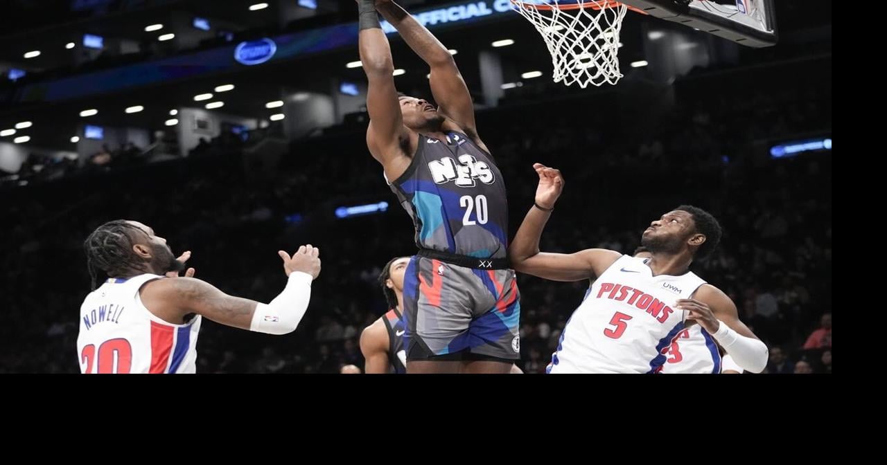 Nets rally to beat Pistons 113-103 behind Cam Thomas' 32 points