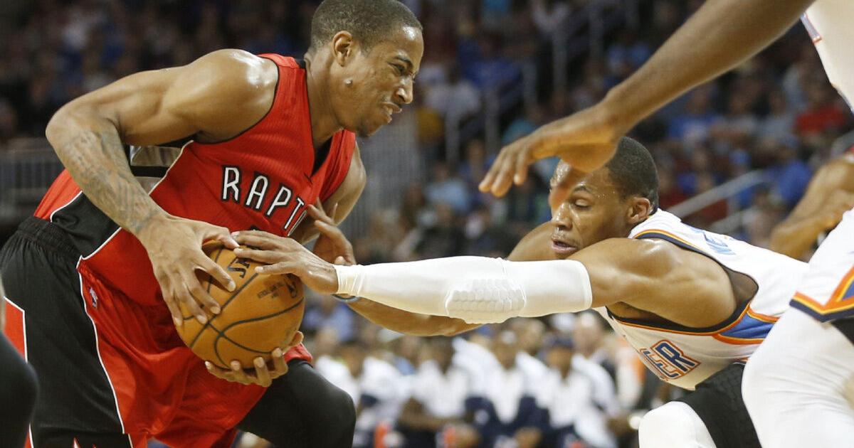 Ross Raptors Terrence Ross, Raptors dunk Thunder