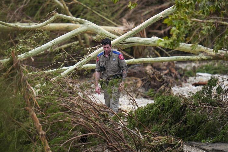 Photos of rescue teams searching for missing campers after Texas Hill Country flash flood