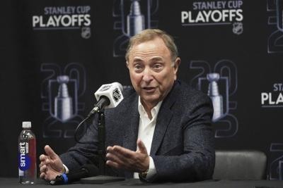 NHL Commissioner Gary Bettman says league encouraged by status of CBA talks with players