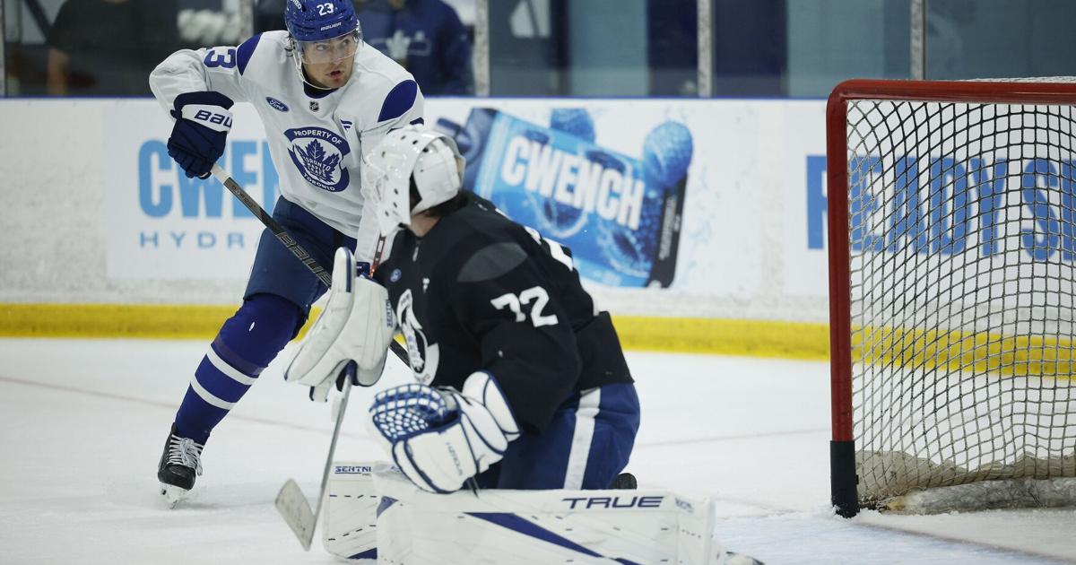 How the Maple Leafs’ Matthew Knies survived an off-season of NHL trade ...