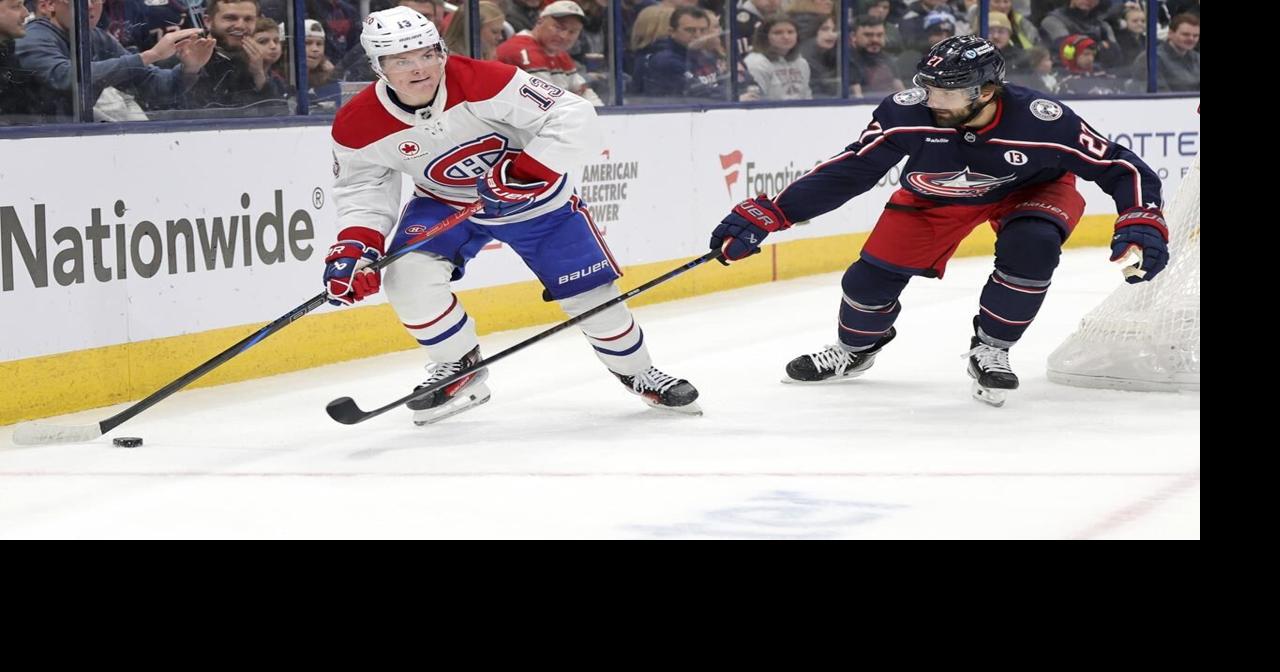 Suzuki scores in OT to give the Canadiens a 4-3 victory over the Blue Jackets