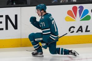 Macklin Celebrini keeps the Sharks in the playoff hunt with 107-point season