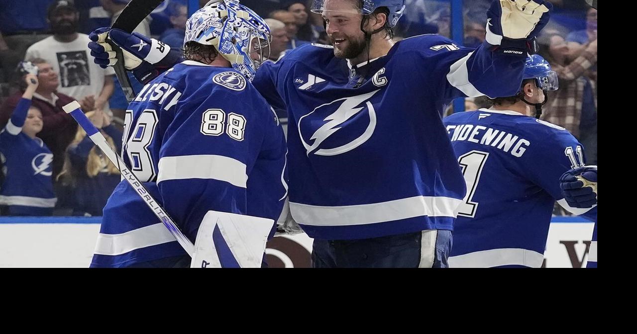 Vasilevskiy stars as the Lightning stop the Jets' 7-game win streak with a 4-1 victory