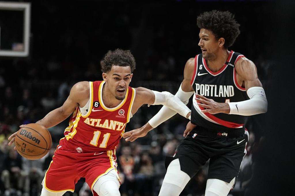 Hawks beat Blazers 129-111 for Snyder's first win - The Columbian