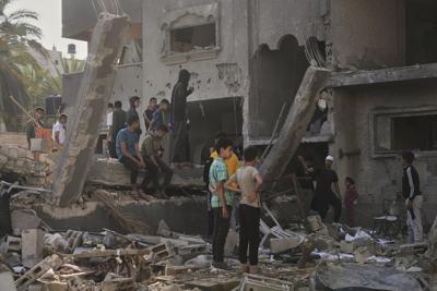 In Gaza, 45 killed in strikes as desperately needed aid fails to reach Palestinians