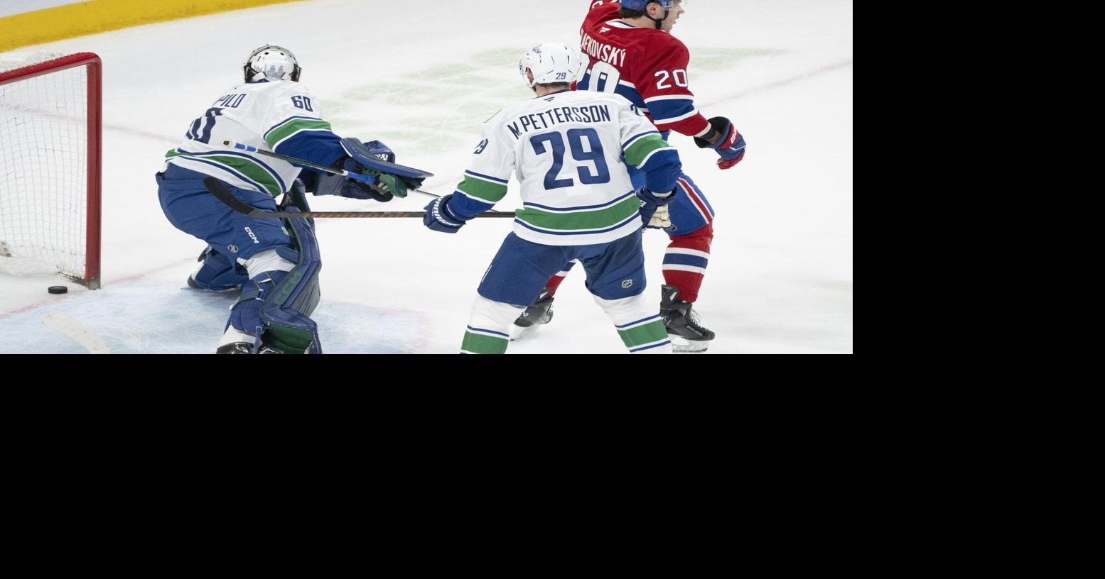 Canadiens crush struggling Canucks 6-3 with three-goal outburst in third period