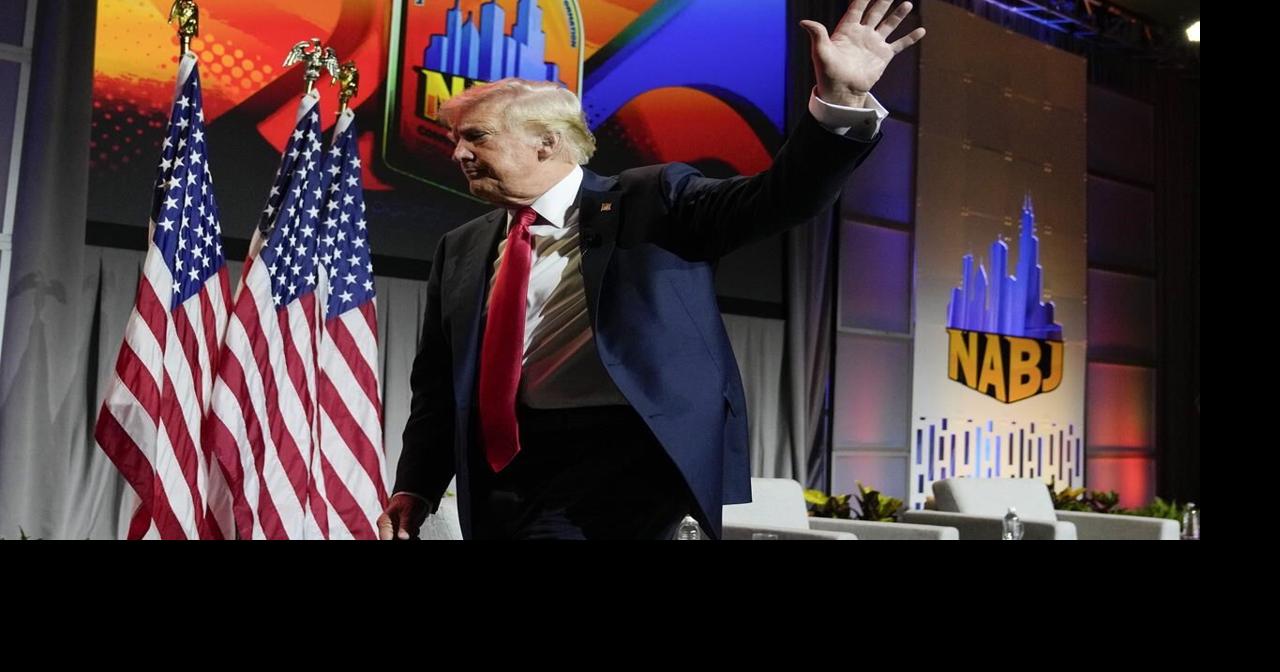 Trump's appearance before Black journalists leads to memorable confrontation with ABC's Rachel Scott