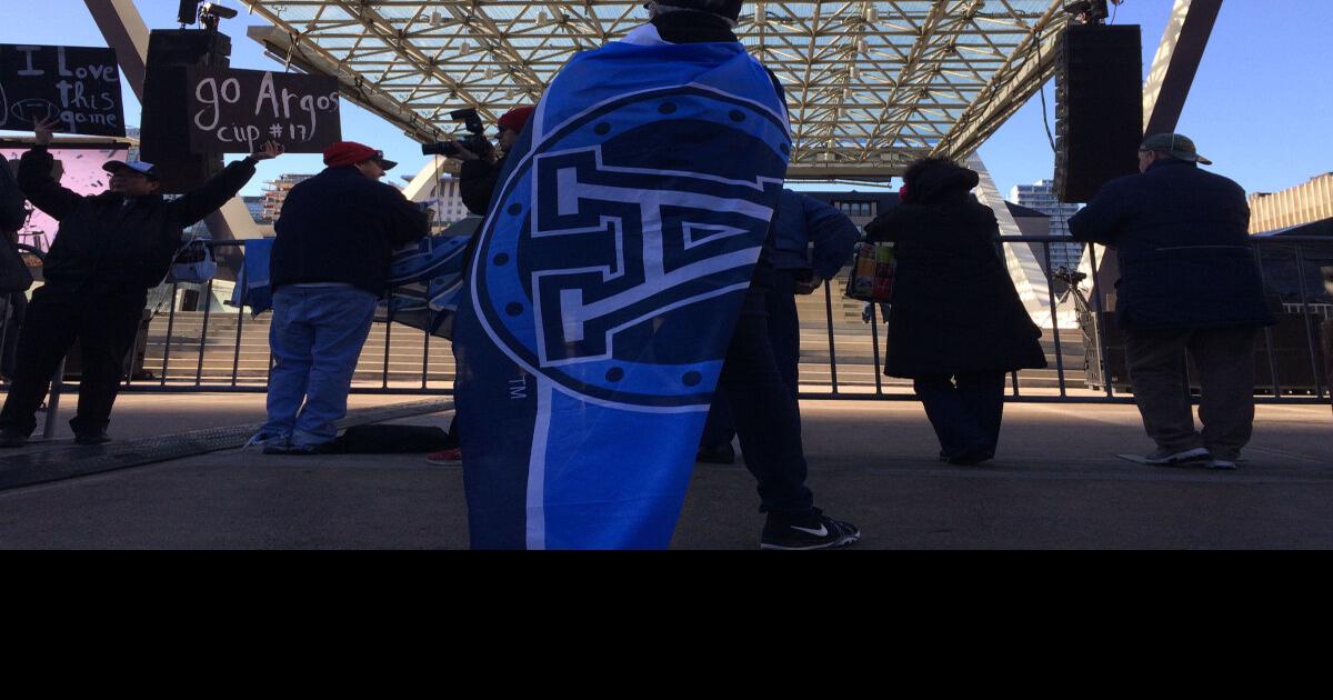 Argo fans celebrate Grey Cup heroes