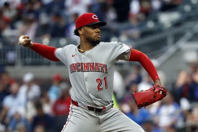 Reds right-hander Hunter Greene leaves game against Braves after only 3 innings with groin injury