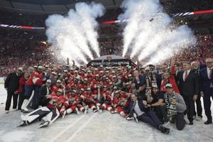 Stanley Cup Final averaged 2.5M US viewers, a drop from last year's Cup and the 4 Nations final