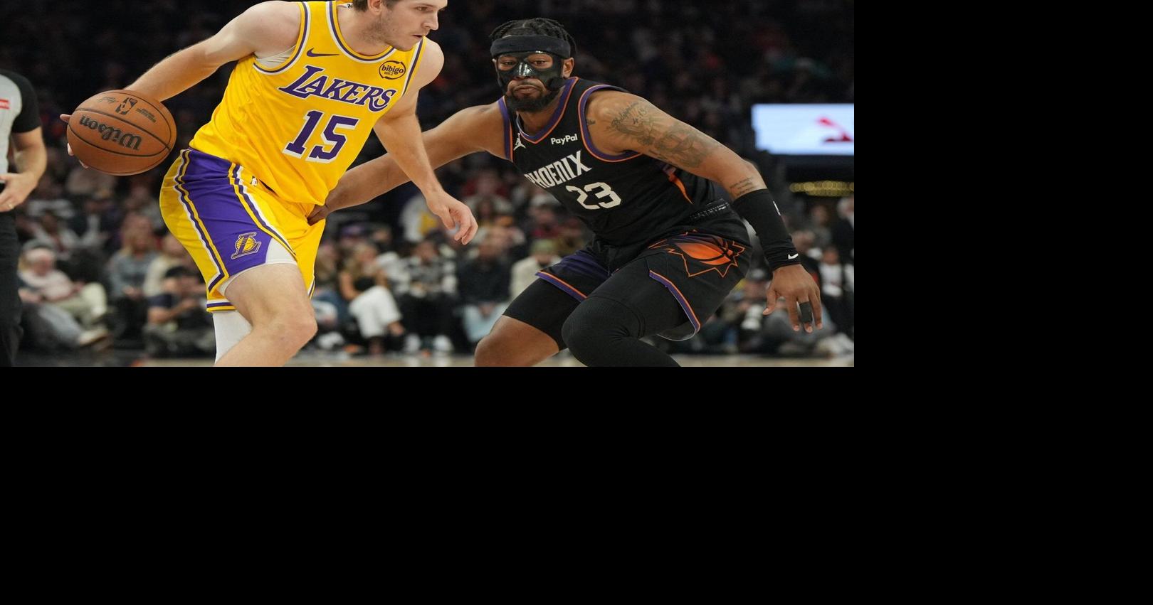 Lakers’ Austin Reaves could miss at least a month with a strained left calf