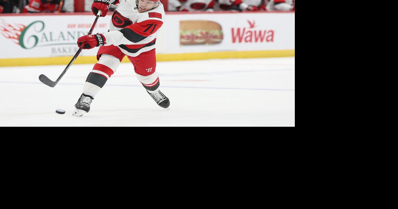 Hall has goal and assist as Hurricanes beat Devils 3-1 to snap 3-game losing streak