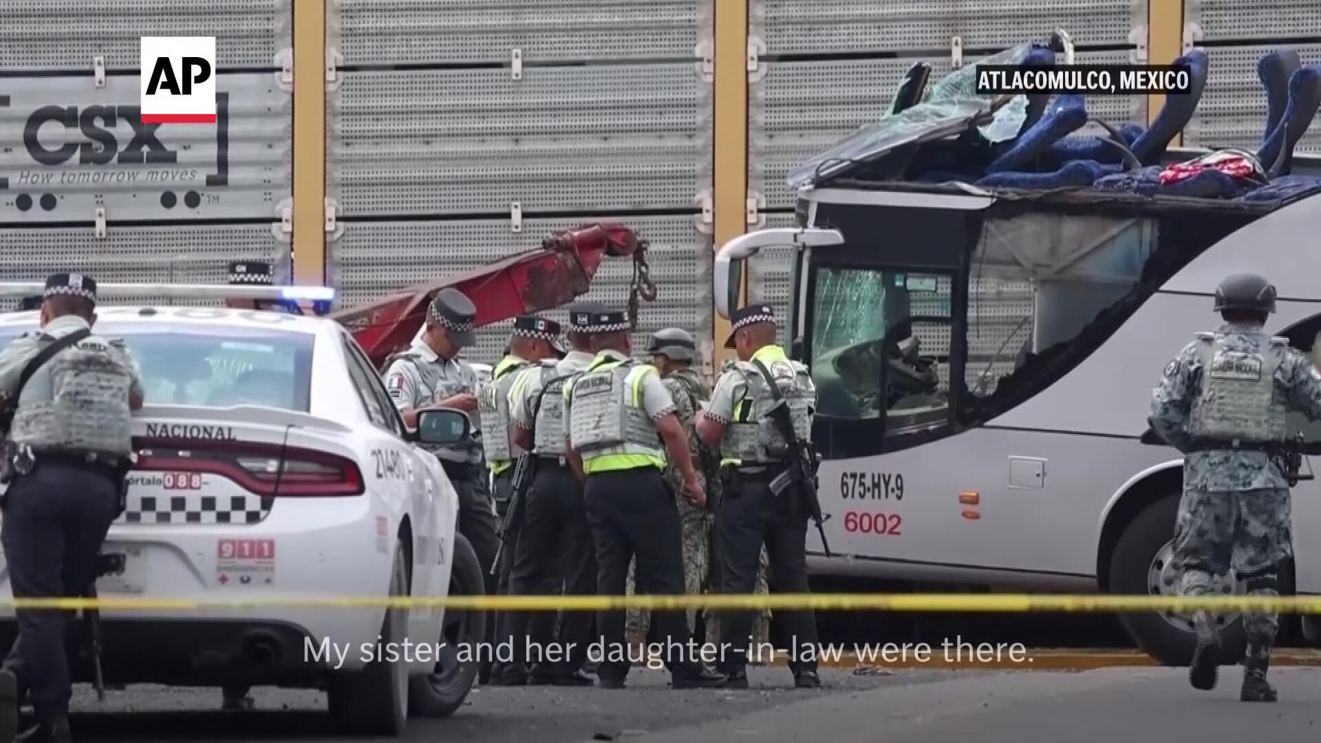 Freight train slams into a bus outside Mexico City and kills at least ...
