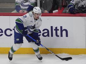 Canucks' Hoglander scores before exiting in 3-1 pre-season win over Flames