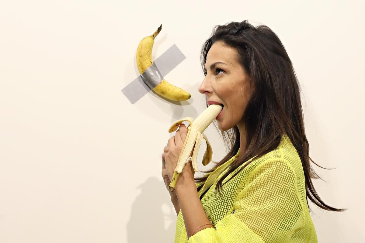 A $120K banana duct-taped to a gallery wall is not art — it's a scam