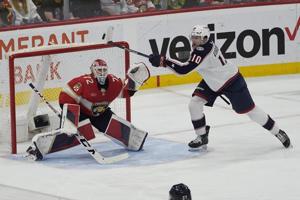Bobrovsky gets 6th shutout of season and Reinhart scores 54th goal as Panthers top Blue Jackets 4-0