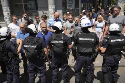 Europe's human rights watchdog concerned over use of force against Serbia anti-corruption protesters