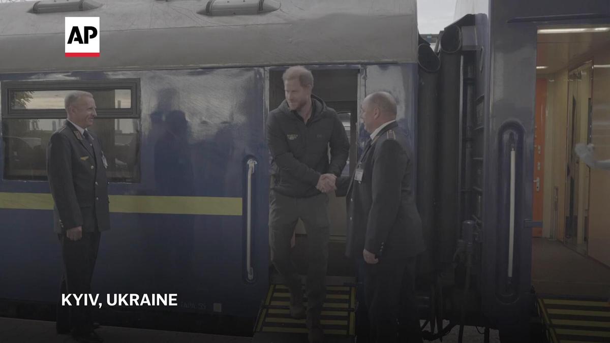 U.K.'s Prince Harry makes surprise visit to Ukraine in support of wounded  service members