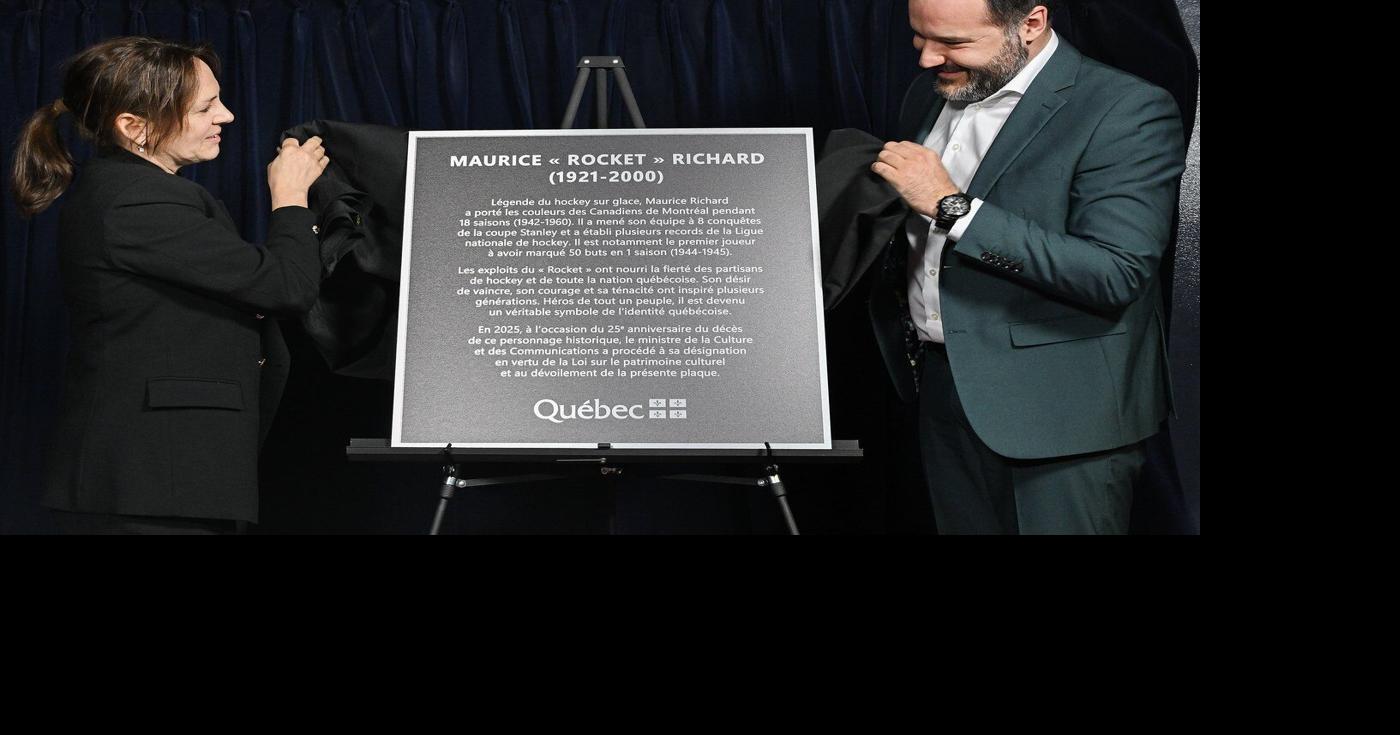 Quebec government names Montreal Canadiens great Maurice Richard a 'historic figure'