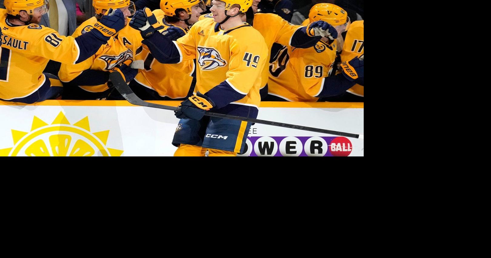 Schaefer and Wiesblatt's first NHL goals lead Predators over Flames 5-1