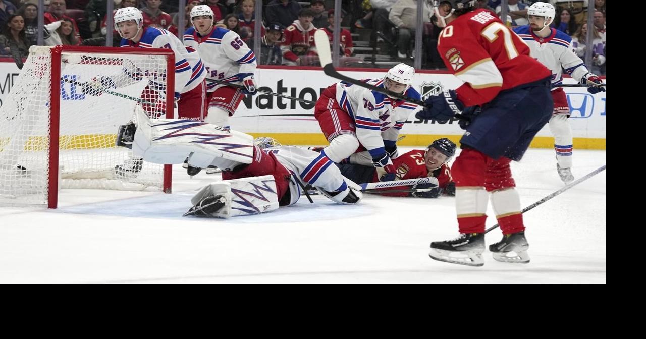 Jesper Boqvist scores twice as Panthers beat Rangers 5-3 after back-to-back scoreless games