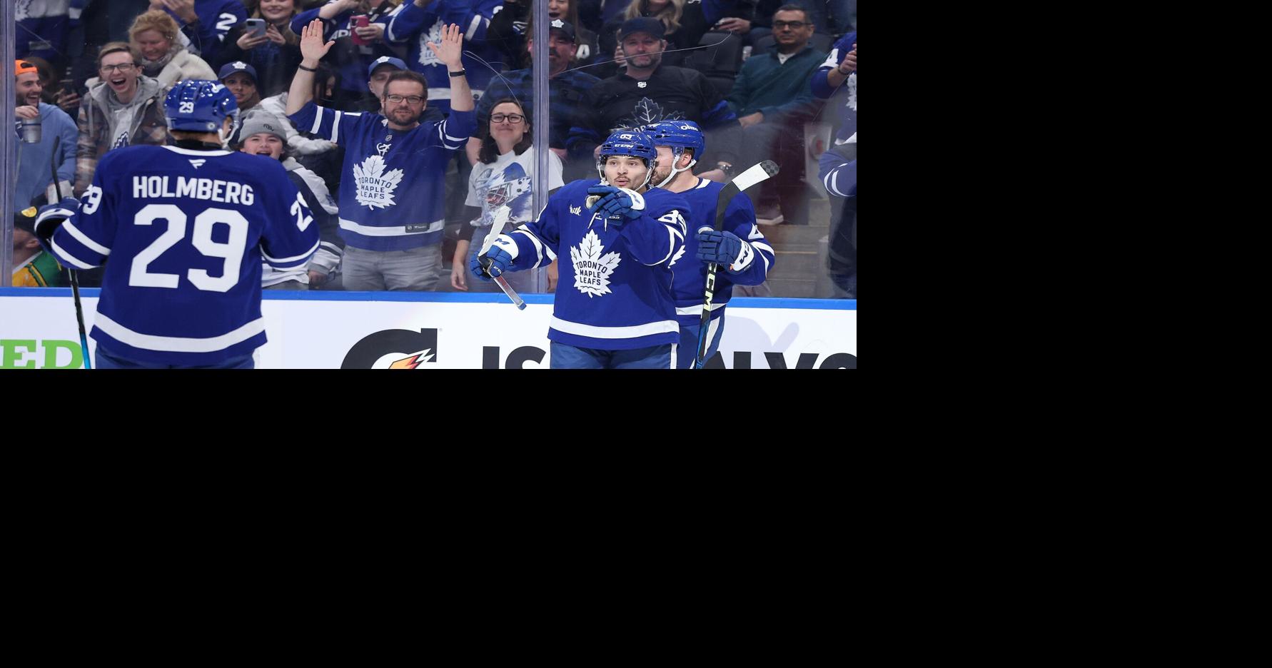 Leafs beat Blue Jackets 5-0, Robertson and Nylander fill net