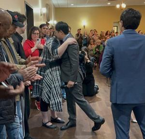 New Jersey Democratic Sen. Andy Kim implores town hall to 